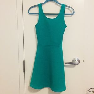 Teal Jersey Dress